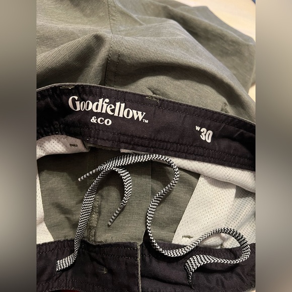 Goodfellow & Co Men’s Green 9” Hybrid Swim Shorts UPF 50+ - Picture 7 of 11